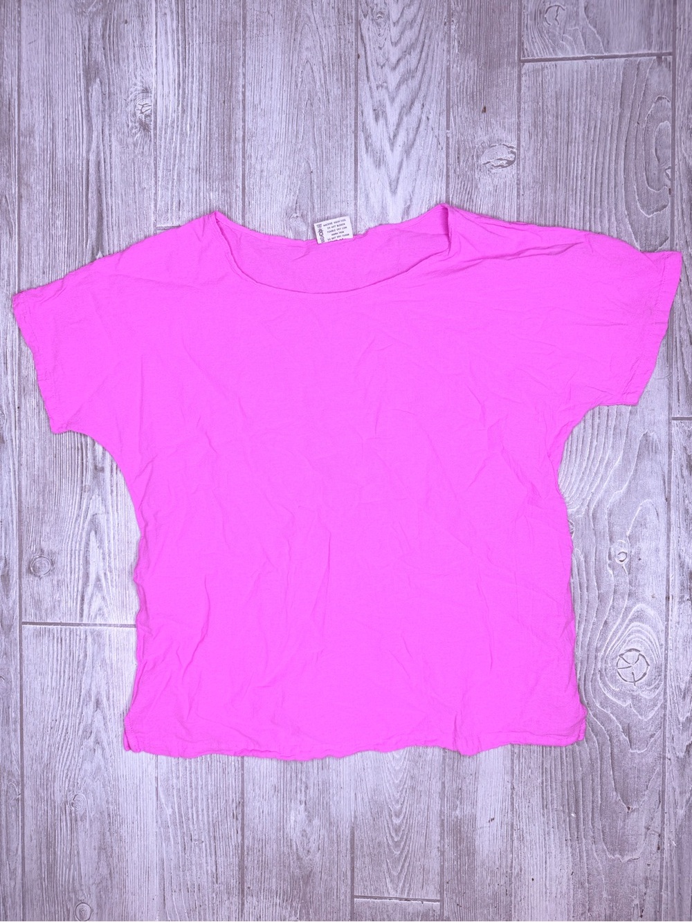 Vintage cotton seed casuals shirt short sleeve pink pre shrink cotton small